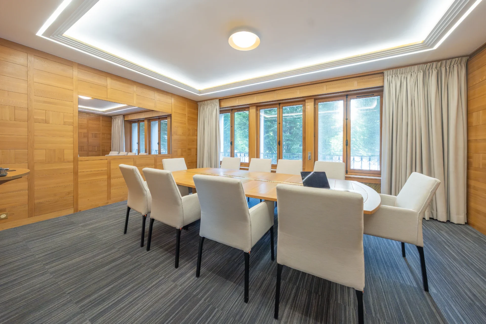 Salle de réunion des bureaux de Board Search, cabinet de recrutement