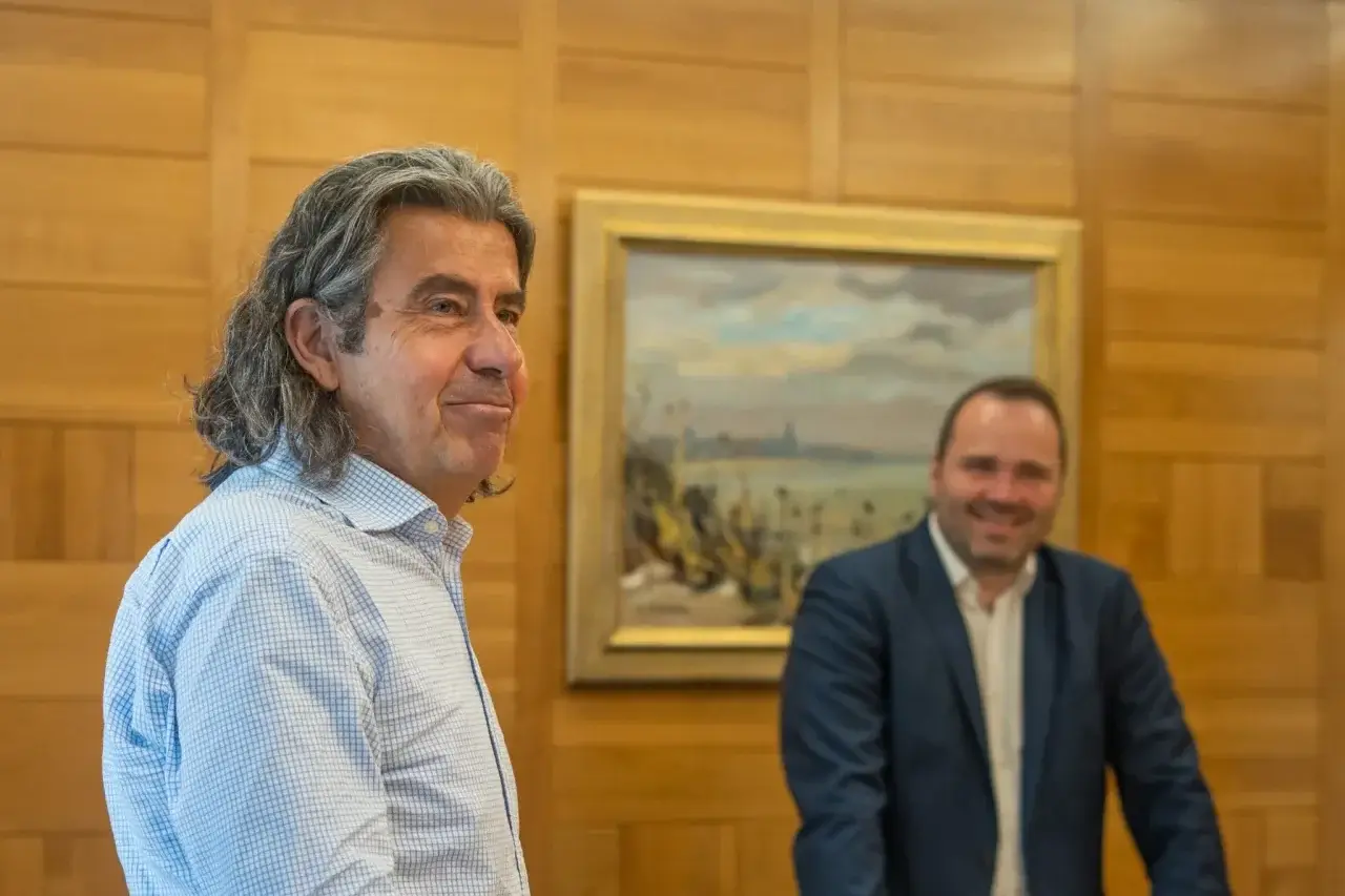 Jacques-Christophe Midey et Louis-Vianney Leclerc, associés de Board Search, dans les bureaux du cabinet