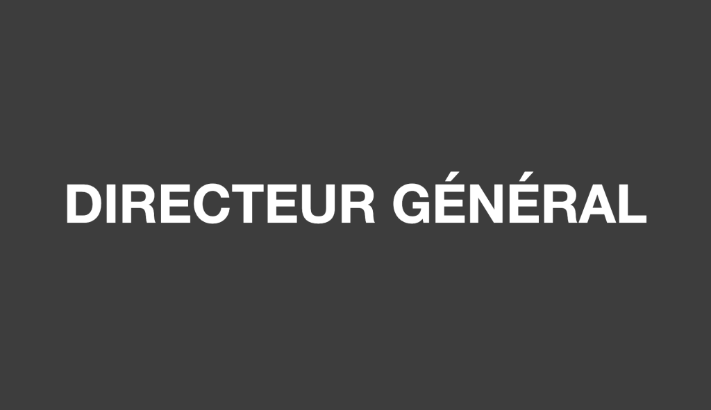 Recrutement de Directeur Général